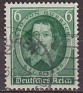 Germany 1936 Personajes 6 Pfennig Verde Scott 472